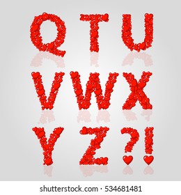 Heart letters