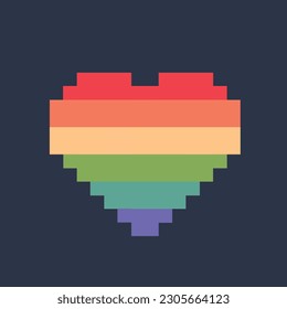 The heart of lgbtq represents a variety of hearts. The heart that is everywhere, belongs to everyone.