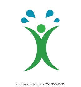 Heart Life Logo Vector Template Icon