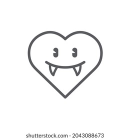 Heart Like Halloween icon for business website,apps, and many more