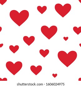 Heart like seamless pattern. Hearts. Packaging design for gift wrap. Abstract geometric modern background. Vector illustration. Art deco style. Heart seamless pattern