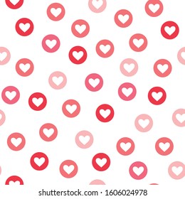 Heart like seamless pattern. Hearts. Packaging design for gift wrap. Abstract geometric modern background. Vector illustration. Art deco style. Heart seamless pattern