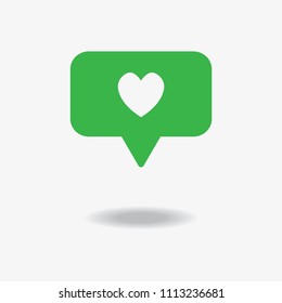 heart, like vector icon