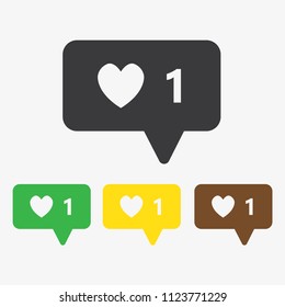 heart, like vector icon