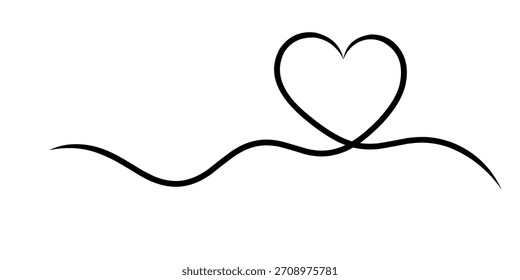 Desenho De Arte Da Linha Do Coração. Simples coração Uma Linha de Impressão Mini
Desenho de Arte. Símbolo de amor Trendy Ilustração minimalista