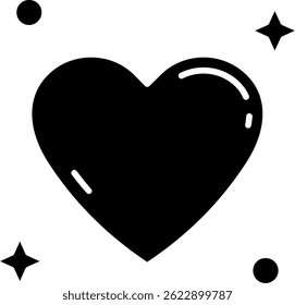 Diseño de icono de Vector de línea de corazón