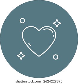Herzlinie, Vektorsymbol, Design