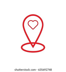  Heart Location icon