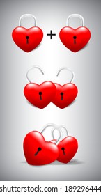 Heart Lock Collection Set