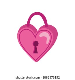 Bloqueo Cardíaco Al Estilo De Doodle. Objetos aislados perfectos para tarjetas de San Valentín o postales románticas