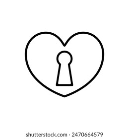 Cerradura del corazón, cerradura de corazones, Vector del corazón, icono del corazón, medallón del corazón, fondo de la Ilustración vectorial