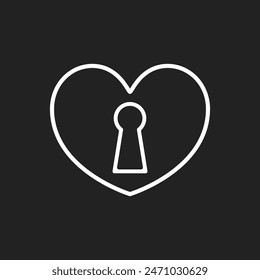 Heart Lock, Lock of Hearts, Heart Vector, Heart Icon, Heart Locket, Vector Illustration Background