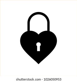 heart lock icon