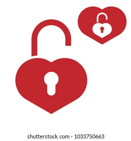 Heart Lock Icon
