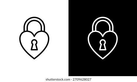 Design de conjunto de ícones brancos de bloqueio cardíaco