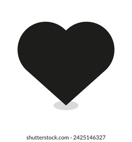 Logo de corazón en fuente carmín en rectángulo blanco para gráficos de eventos de amor