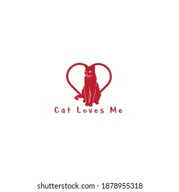 Logotipo del corazón con diseño editativo de plantillas de objetos combinadas.