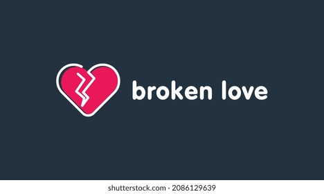 Vector de concepto del logotipo del corazón. Vector de plantillas de logotipo de amor