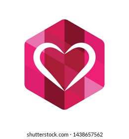 Heart Logo Creative Design Template