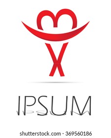 Heart logo design.