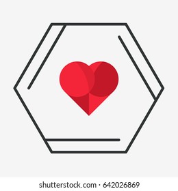 Heart logo design