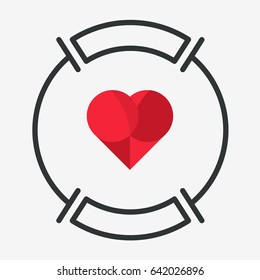 Heart logo design
