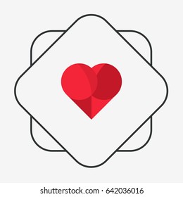 Heart logo design