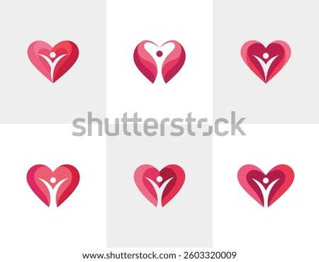 Heart Logo Design Collection – Love, Care, and Wellness Inspired Icons