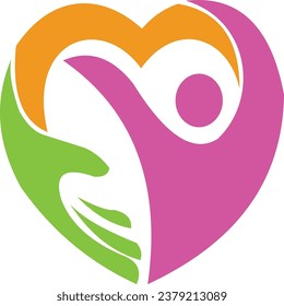 Heart Logo Design, People visit all over the world.