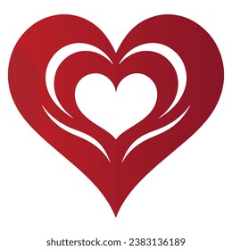 Heart Logo, Heart Design, Red Heart, Heart Vector