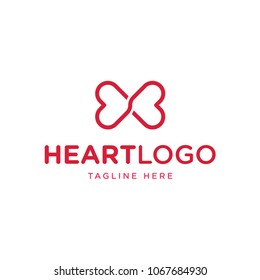 heart logo design template
