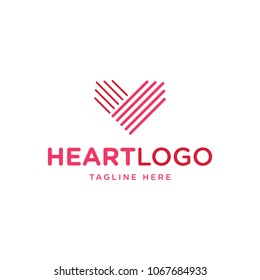 Heart Logo Design Template