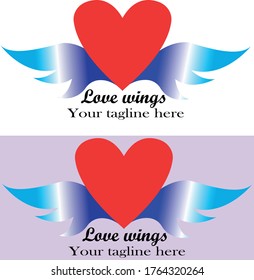 heart logo design template for all kinds of use