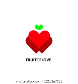 Heart Logo design vector template. Happy Valentines Day concept.