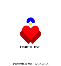 Heart Logo design vector template. Happy Valentines Day concept.