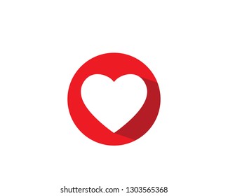 Heart Logo design vector template. Happy Valentines Day concept. Infinity 
Love Logotype icon