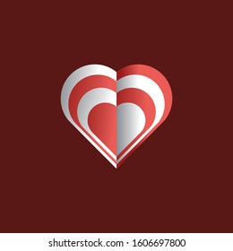 Heart Logo design vector template