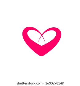 heart logo design vector template