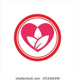 Design-Vektorvorlage für Herzlogos. Happy Valentins Day Konzept. Das Icon der Unendlichkeit Love Logotype.