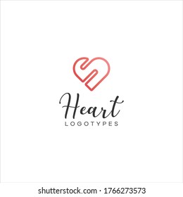 Heart logo icon illustration vector graphic download