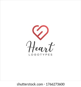 Herz-Logo-Symbol, Vektorgrafik-Download