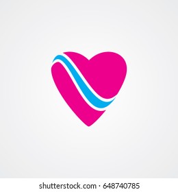 heart logo, icon love 