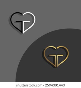 Heart logo icon, Valentine. Heart shape, love symbol vector.