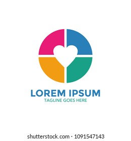 heart logo. icon. vector illustration