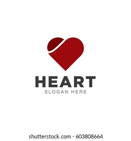 Heart logo template