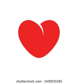 Heart logo template vector abstract icon design