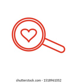 Heart logo template vector abstract icon design