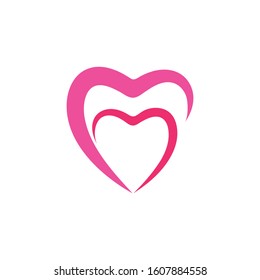 Heart Logo Template vector illustration