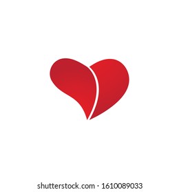 Heart Logo Template vector illustration