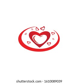Heart Logo Template vector illustration
